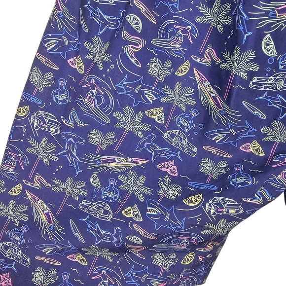 Peter Millar Blue Board Shorts Quick-Dry Swimwear - Picture 3 of 4